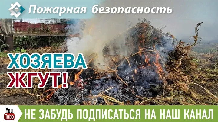 За сжигание мусора грозит штраф